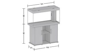 JUWEL Rio 300&nbsp;аквариум, черный, 300&nbsp;л