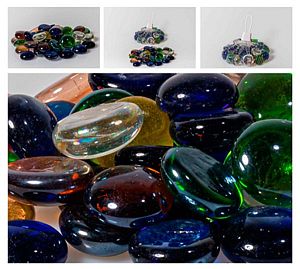 Марблсы Barbus в сетке МИКС капли 17−25 мм, 200 г