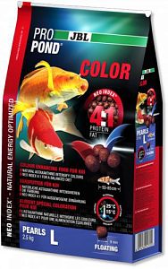 Корм JBL ProPond Color L для усиления окраски крупных карпов кои, гранулы 2,5 кг  (6 л)