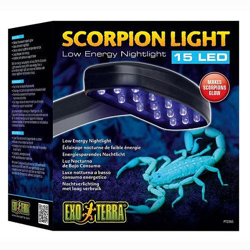 Светильник ночной EXO TERRA Scorpion Light для скорпионов, 15x16.5x7 см