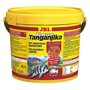 Корм JBL NovoTanganjika для хищных цихлид из озер Малави и Таньгаика, хлопья 5,5 л