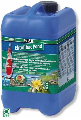 JBL Ektol bac Pond препарат против бактериальных инфекций в садовом пруду, 5 л