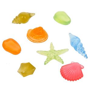 Набор GLOXY светящихся в темноте ракушек, 8 шт.
