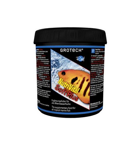 Корм GROTECH NutriVital Soft Plus для рыб, гранулы 0,6-0,9 мм, 350 г