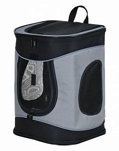 Переноска-рюкзак TRIXIE «Timon», 34х44×30 см, черный, серый