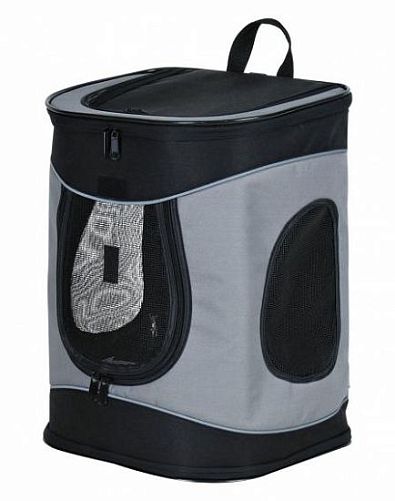 Переноска-рюкзак TRIXIE "Timon", 34х44х30 см, черный, серый