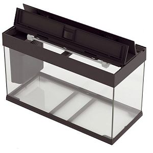 Аквариум Ferplast DUBAI 80 черный, 125 л
