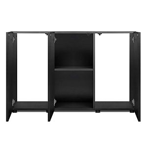 Тумба AQUAEL OPTI SET 240 прямая, черная, 121x41×80 см