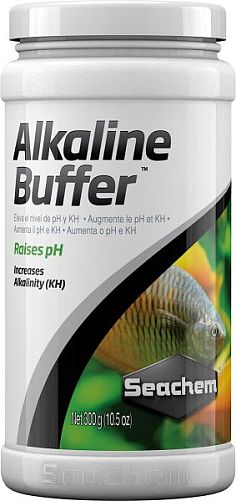 Добавка Seachem Alkaline Buffer для повышения pH и KH, 300 г, 6 г на 80 л