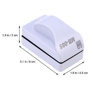 Магнитный скребок SunSun MB-085 плавающий малый, белый, 88х48×60 мм