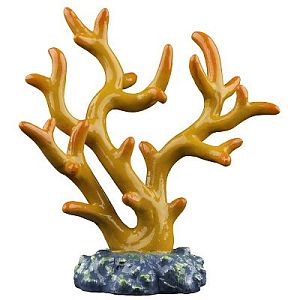 Декорация с GLO-эффектом GLOFISH «Коралл оранжевый/желтый», 12.7×5,08×10,16 см