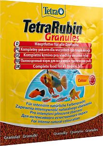 TetraRubin Granules корм для яркого окраса аквариумных рыб, гранулы 15&nbsp;г