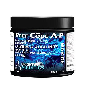 Стабилизатор щелочности и Кальция Brightwell Aquatics Reef Code A-P для морских аквариумов, 500 г