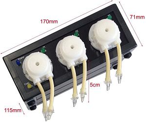 Дозирующий насос Jecod DP-3, 7,5&nbsp;Вт, h&nbsp;воды 1,5&nbsp;м, 10х3л/сут, 170х115&times;71&nbsp;мм