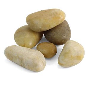 Галька Laguna желтая S/YS, 1 кг, 20−40 мм