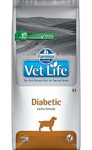 Диета FARMINA Vet Life Dog Diabetic для собак при сахарном диабете