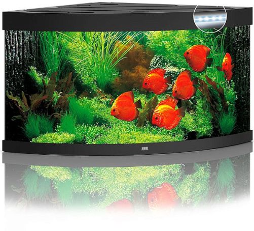 Аквариум JUWEL TRIGON 350 LED угловой с оборудованием, 350л, черный, 123х87х65см