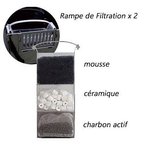 Аквариум морской BOYU с&nbsp;подставкой и&nbsp;оборудованием, без светильника, 300&nbsp;л, 1200х500&times;530&nbsp;мм