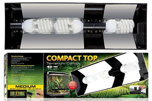 Cветильник Exo Terra Compact Top medium для террариума, 60x9x20 см