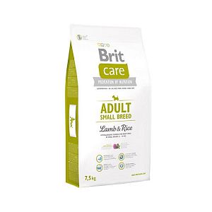 Корм Brit Care Adult Small Breed для взрослых собак мелких пород, ягненок с рисом