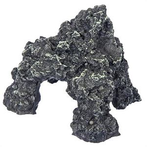 Декорация Nomoy Pet «Скала с укрытием» 12×13 см