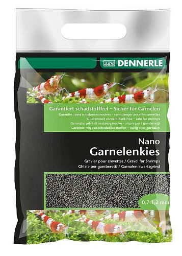 Грунт Dennerle NANO GRAVEL, черный, 2 кг