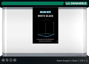 Аквариум Dennerle Nano Scaper’s Tank White Glass 55 л, из осветленного стекла
