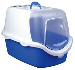Туалет-домик TRIXIE Vico Easy Clean, 40х40×56 см, синий, белый