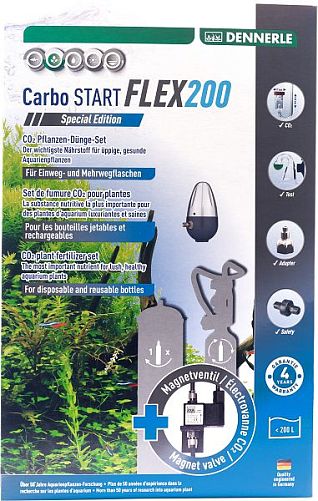 Система подачи углекислого газа Dennerle Carbo Start FLEX200 SPECIAL EDITION без баллона, редуктор без манометров и электромагнитный клапан