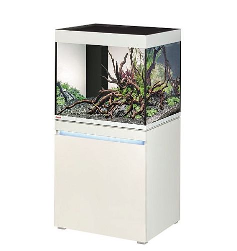 Комплект аквариум с тумбой EHEIM incpiria 230 декоративная LED подсветка тумбы, белый