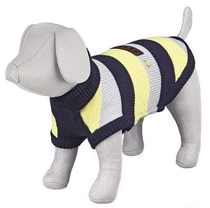 Пуловер TRIXIE «Adamello», S: 36 см, синий, серый, желтый