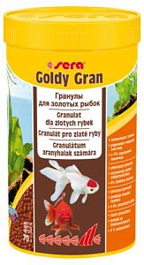 Основной корм Sera GOLDY Gran для крупных золотых рыб, гранулы 250 мл