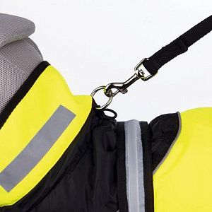 Попона TRIXIE «Safety Flash», S: 35 см, черный, желтый