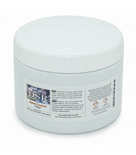 Клей DSR Speed Cement для аквариумных декораций на основе цемента, 60 секунд, 700 г