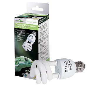 Лампа УФ Repti-Zoo «Compact Tropical» 5.0, 15 Вт