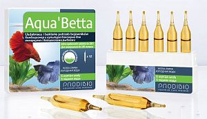 Aqua`Betta кондиционер и бактериальная культура для бойцовых рыбок, 12 шт.