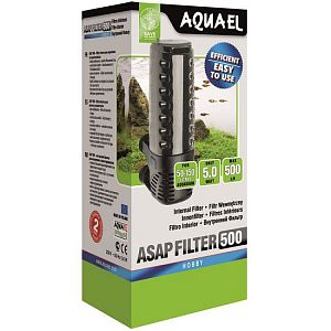 Aquael ASAP 500 внутренний аквариумный фильтр, 500 л/ч