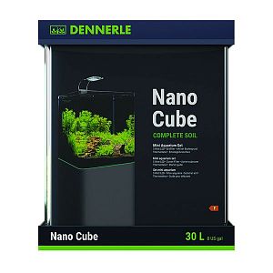 Аквариум Dennerle Nano Cube Complete Soil с фильтром, освещением, субстратом и термометром, 30 л