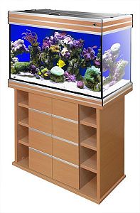 Морской аквариум с тумбой STELLEX AQUA 135, 135 л, 81х38×132 см