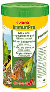 Корм Sera ImmunPro для выращивания крупных рыб, гранулы 250 мл  (112 г)