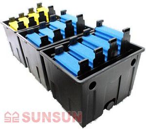 Фильтр прудовый проточный SUNSUN CBF-350C многокамерный модульный, совместим с&nbsp;уф-стерилизаторами CUV, 128х54&times;40&nbsp;см, 10&thinsp;000&nbsp;л/ч