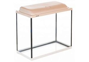 Аквариум AquaPlus прямой, выбеленный дуб, 50х30×40 см, 60 л