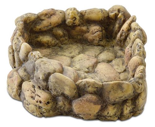 Поилка угловая Exo Terra Corner Water Dish Large для рептилий, 19х21х6 см