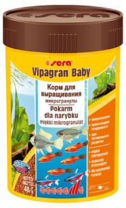 Корм Sera VIPAGRAN BABY для молоди рыб, микрогранулы 100 мл