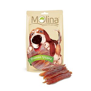 Лакомство Molina «Утиная грудка» для собак, 80 г