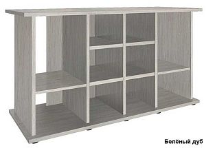 Подставка без дверок Biodesign АТОЛЛ 500&nbsp;чёрная шагрень, плита ЛДСП 16/22&nbsp;мм, 151х56&times;82&nbsp;см