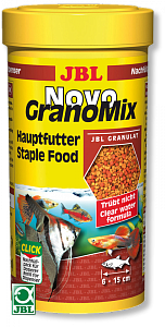 JBL NovoGranoMix Refill основной корм для «общих» аквариумов, смесь гранул 250 мл