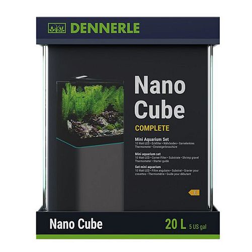 Аквариум Dennerle Nano Cube Complete с фильтром, освещением, подложкой, грунтом, 20 л