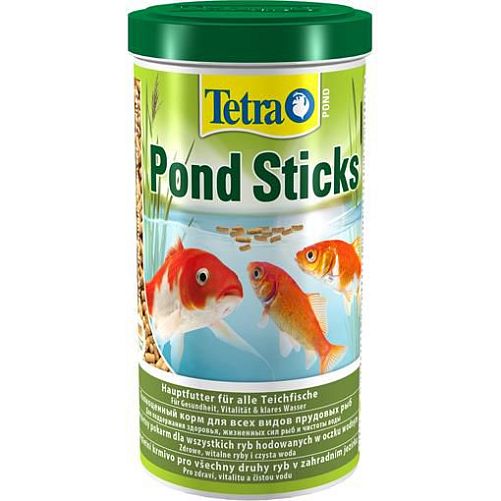 Корм основной Tetra Pond Sticks для прудовых рыб, гранулы, 1 л