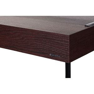 Аквариум LUX П200&nbsp;прямой, с&nbsp;крышкой и&nbsp;светильником Т8 2&times;30&nbsp;Вт, махагон, 200&nbsp;л